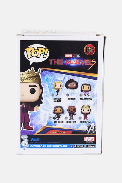 Funko Pop 1254 The Marvels Prince Yan Collectable Vinyl Figure