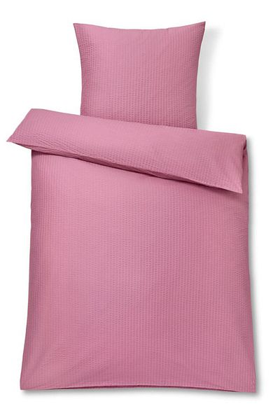 Tchibo Single Textured Bed Sheet 160 x 210 cm, Pink