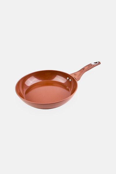 Phantom Chef 9,5 Inch Aluminum Fry Pan, Brown