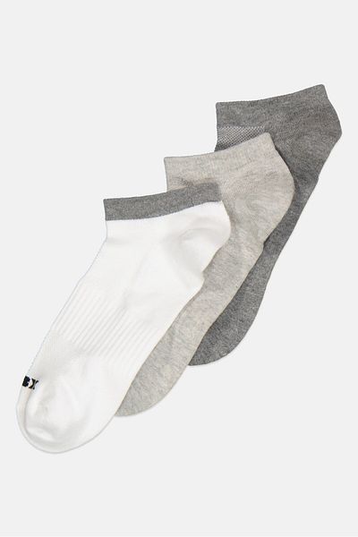 RBX Men 3 Pairs Brand Logo Running Socks, Multicolor