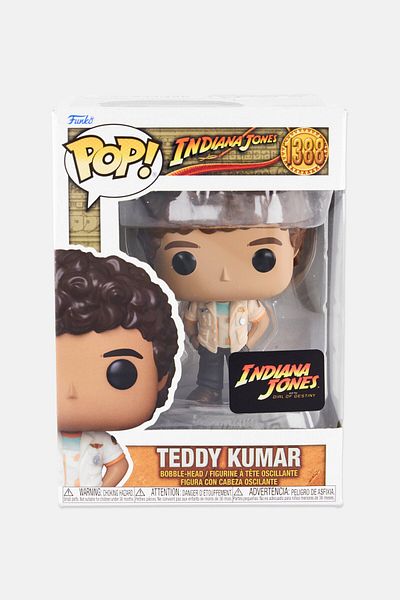 Funko Pop 1388 Indiana Jones And The Dial Of Destiny Teddy Kumar Bobble Head