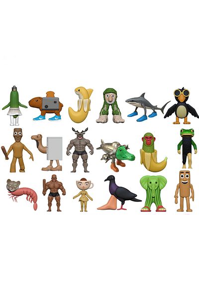 BANDAI 18pcs whole Tung Tung Sahur Action Figures Toys Tralalelo Tralala Figures 3d Printed Bombardinocroco