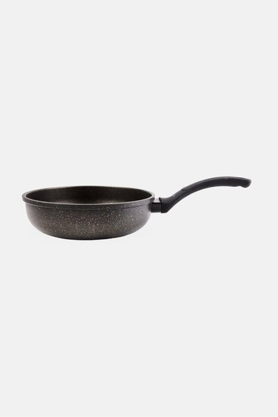 Fissman Grace Aluminium Deep Frying Pan, Black