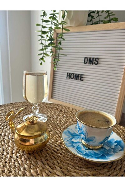 dmshome Emsan Dora 6 Kişilik Kahve Fincan Takımı 80 ml