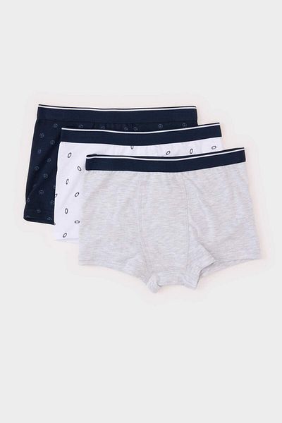 DeFacto Boy's Patterned 3-Piece Boxer E1570A824Au
