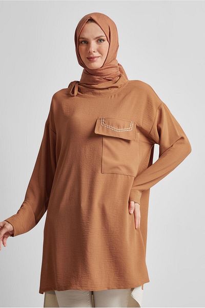 Alvina LAPEL TIE TUNIC 44438