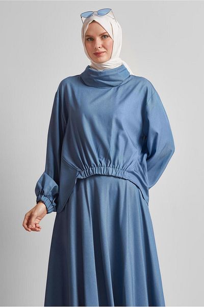 Alvina Etekli̇ Tesettür Set 45554