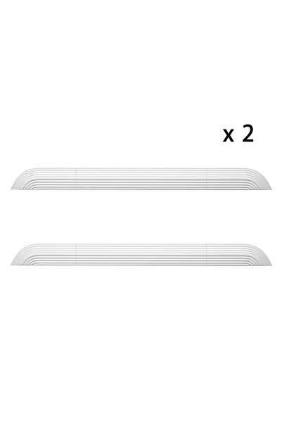 Choice قطعتان من شريط عتبة التكيف المضاد للتصادم، سجادة تسلق الدرج لمنصات Xia...