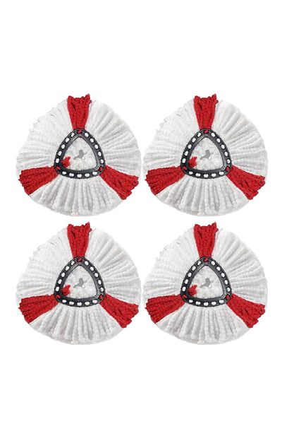Choice 4 pcs Mop Replacement For Vileda O-cedar Easy Cleaning Head Microfiber Mop cloth pads Refills Mop Re