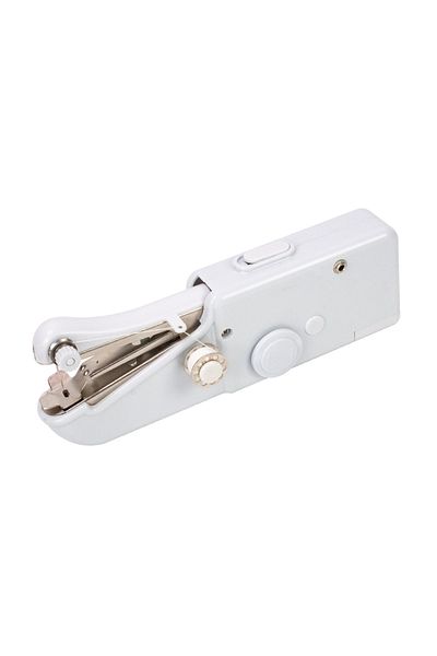 Choice White Portable Mini Sewing Machine Handheld Electric Sewing Machine with Bobbin for Needlework Handw