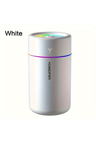 Choice جهاز ترطيب هواء السيارة H06 أبيض قطعة واحدة مزود بإضاءة LED ملونة ومرط...