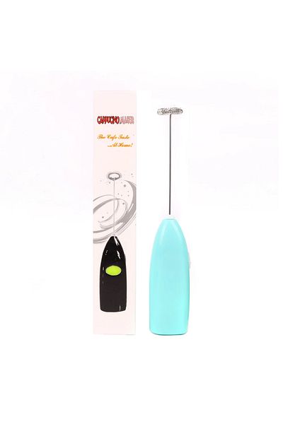 Alloet Green Electric Milk Frother Egg Beater Mini Kitchen Blender Milk Foam Machine Whisk Cream Blender Mi