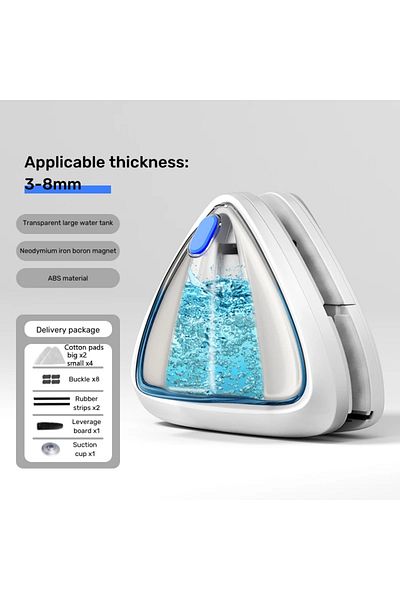 Choice 3-8mm Magnetic Window Glass Cleaner Household Double-sided Special Anti Fall Class 3-35mm Adjustable