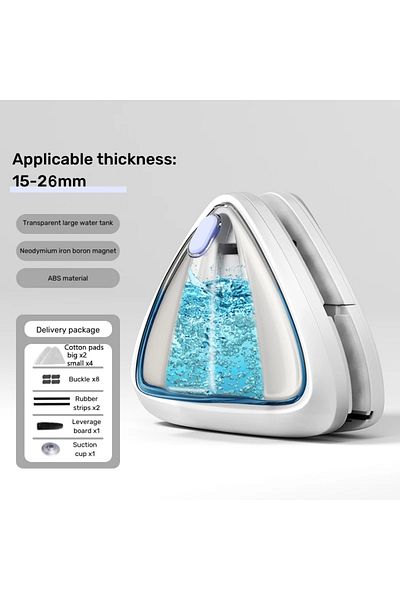 Choice 15-26mm Magnetic Window Glass Cleaner Household Double-sided Special Anti Fall Class 3-35mm Adjustab