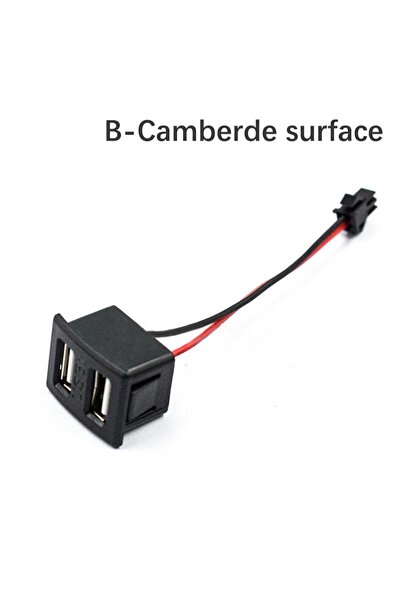 Choice1 محول USB مزدوج الطبقات أسود اللون، قاعدة USB أنثى من النوع C، وقاعدة ...