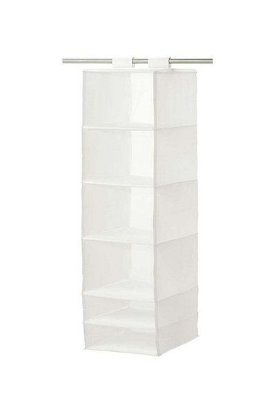 Generic HSL Hanging Organizer White 35x45x125cm