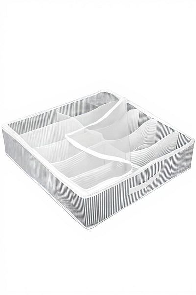 Tex Republic Alas (2 Pcs) under Bed Shoe Storage Bag with Zipper 58X58X12Cm