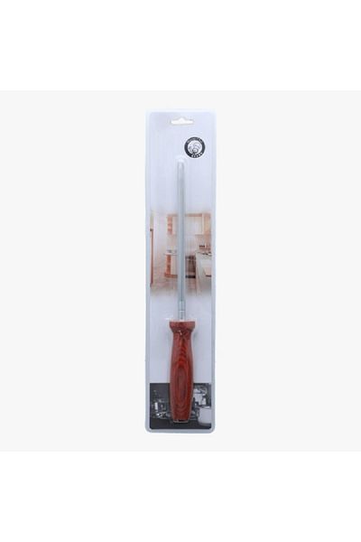 Hatchen High Quality Stainless Steel Knife Sharpener Brown and Silver