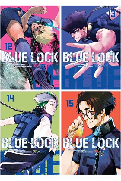 Komikşeyler Yayıncılık Blue Lock 12-13-14-15 manga seti (4 kitap) AYRAÇ HEDİYELİ