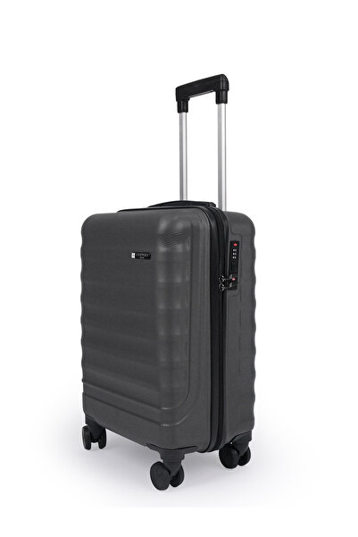 Cotpoly Home Babil Lüx Abs Küçük Boy Valiz 55 Cm Antrasit