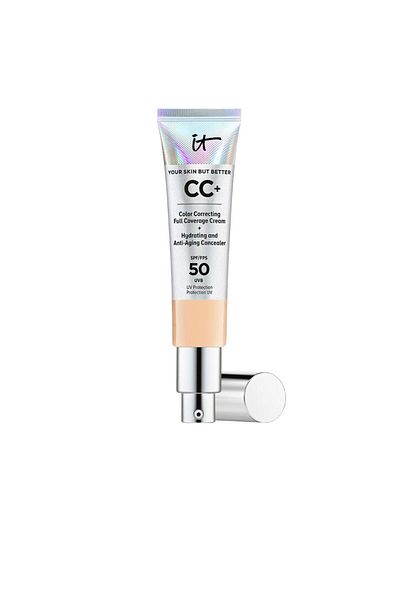 it cosmetics Cremă CC cu acoperire medie, iT COSMETICS Your Skin But Better CC+ SPF50+, mediu deschis, 32 ml