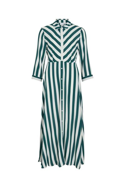 VILA Blusenkleid Maxi