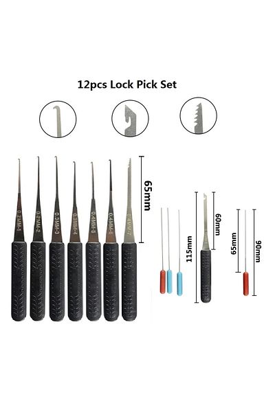 Choice heiquduan 8piece Lock Pick Set Locksmith Supplies Broken Key Auto Extractor Remove Hooks Stainless S