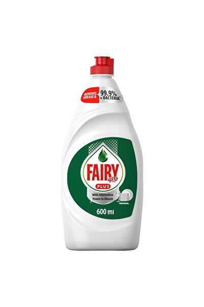 Fairy صابون سائل غسيل الأطباق بلس الأصلي بقوة بديلة للتبييض 600 مل