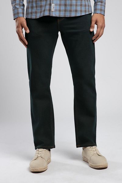 Lee Cooper Rico High Waist Straight Cut Straight Leg Black Men's Jean Pants