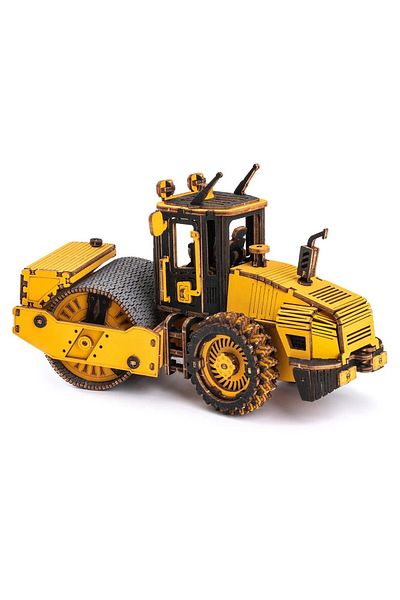 Robotime Asphalt Pouring Machine - 3D Mechanical Wooden Puzzle - 225 Pieces