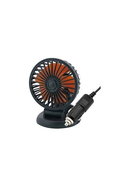OEM Ventilator auto simplu cu mufa USB 12-24V, doua trepte de putere, pozitie ajustabila