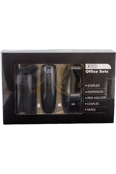 Roco Desk Set 5 ComponentsABS PlasticBlack