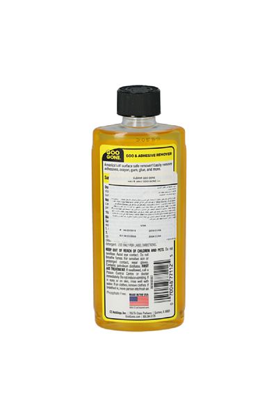 Goo Gone Citrus Scent Surface Safe Adhesive Remover Liquid Yellow 237ml