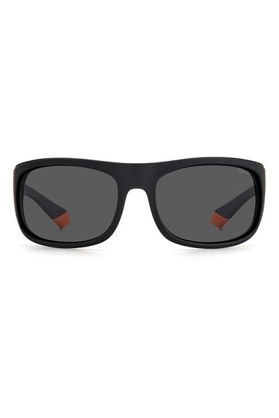 Polaroid Polarized Sunglasses Men Polaroid PLD 2125/S 8LZ/M9, Plastic, Black, 66 mm
