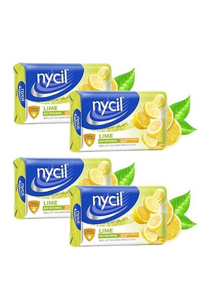 NYCIL Lime Bar Soap - 125 g x 4