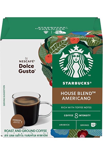 Starbucks مزيج القهوة المنزلي من نسكافيه دولتشي جوستو، 12 كبسولة