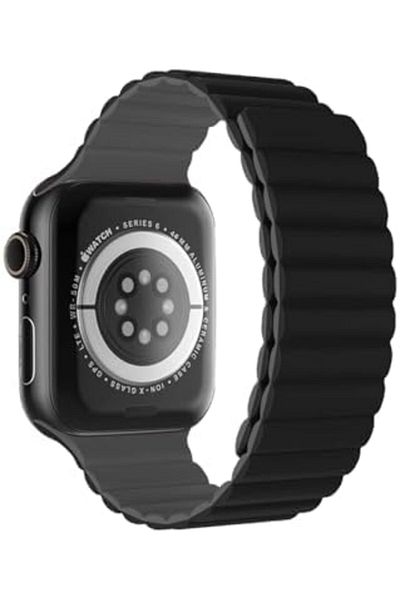 Glassology Smart Watch Band Magnetic Silicone 46 mm Black