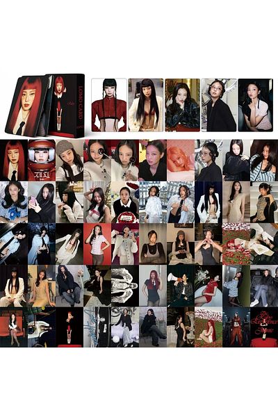 Kpop Dünyasi Blackpink Jennie'' Ruby'' Bidirectional Printed Lomo Card Set 2