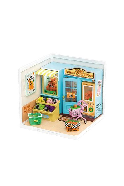 Robotime Fruit Shop - 3D Plastic Miniature House - 116 Pieces