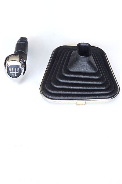 Sahler Lada Vega Gear Gaiter Shift Knob Chrome Set