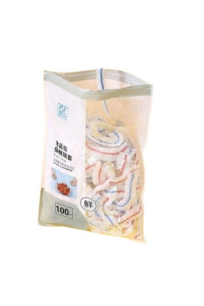 OEM Set of 100 disposable bags with elastic lid, PVC, Universal size