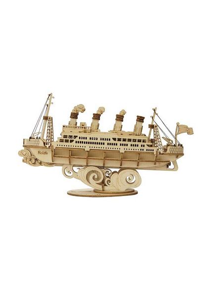 Robotime Cruise Ship - 3D Wooden Puzzle - 145 Pieces
