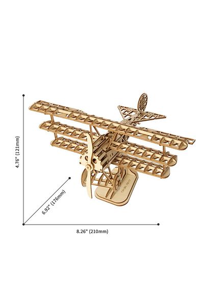 Robotime Airplane - 3D Wooden Puzzle - 145 Pieces
