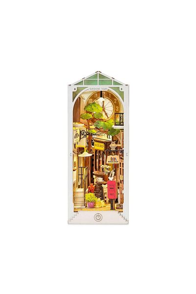 Robotime Sunny City - Library Diorama - Do It Yourself Kit - 246 Pieces