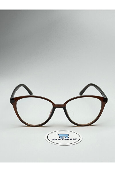 BluePepper نظارات تاليا براون ذات مرشح الضوء الأزرق يمكن تغييرها إلى نظارات ب...