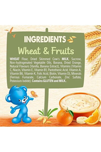 Cerelac Infant Cereal with Wheat & Fruit, from 6 Months — 400 g