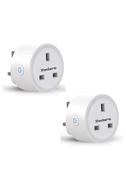 Generic قابس ذكي من ريداري، قابس واي فاي أليكسا، منفذ صغير 16 أمبير متوافق مع أليكسا وجوجل هوم