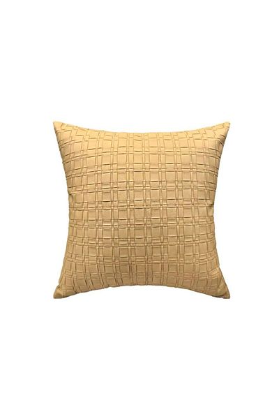 Danube Home وسادة لامعة 45×45 سم صفراء