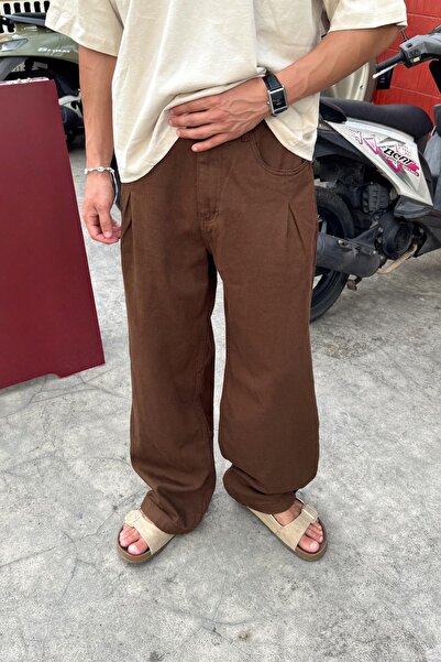 Flaw Wear Pleated Gabardine Trousers