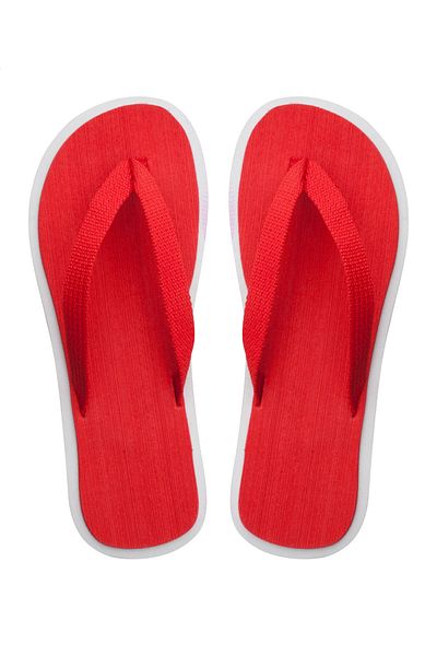 dalimag red beach slippers